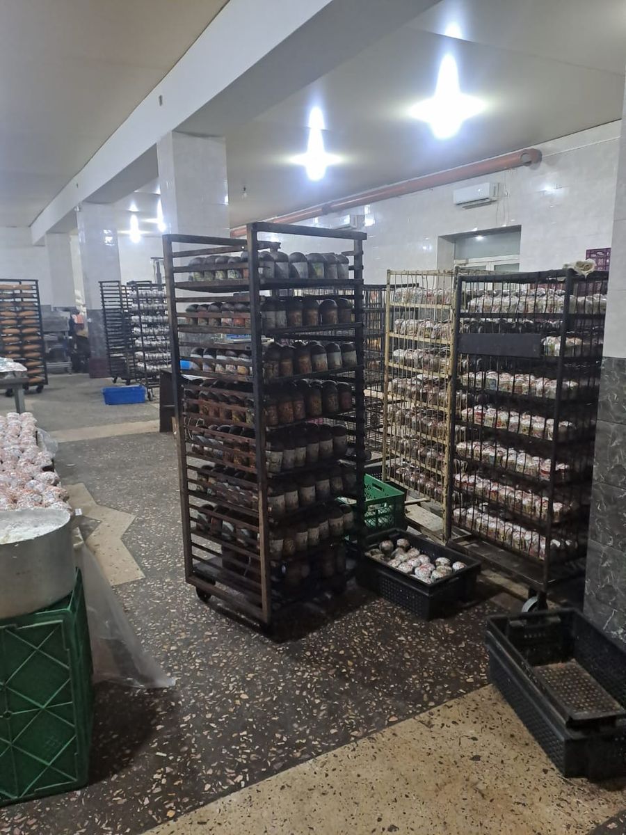 Хлебобулочное производство и строящееся кафе