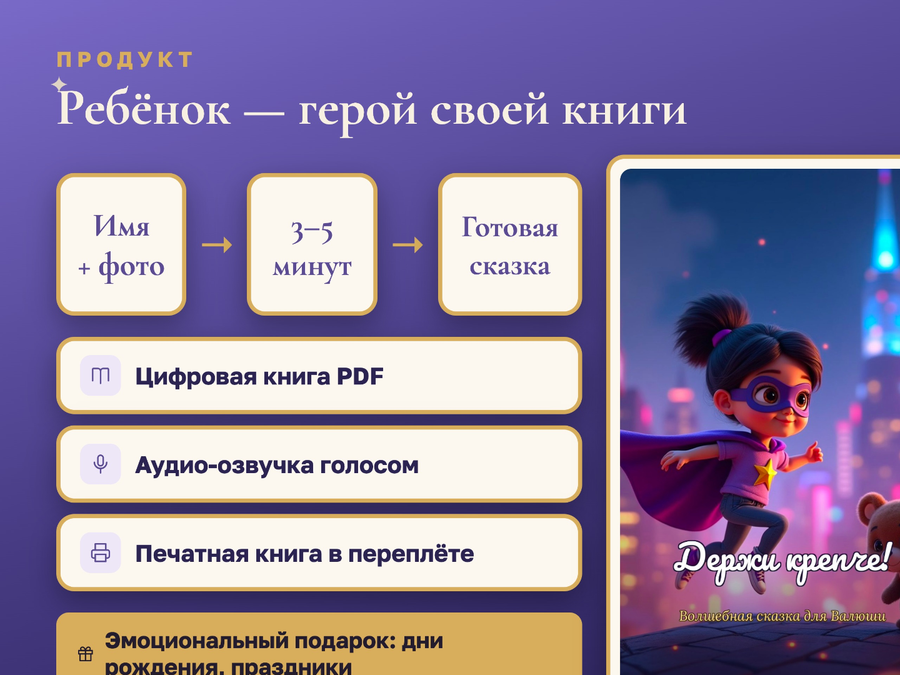 Бот детских сказок под ключ
