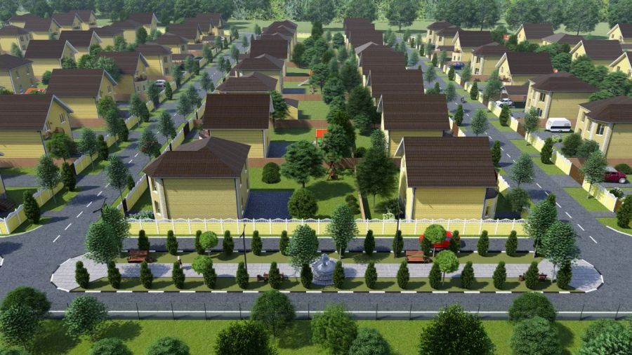 Строительство элитного коттеджного городка