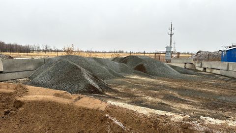 Промышленная база по производству бетона