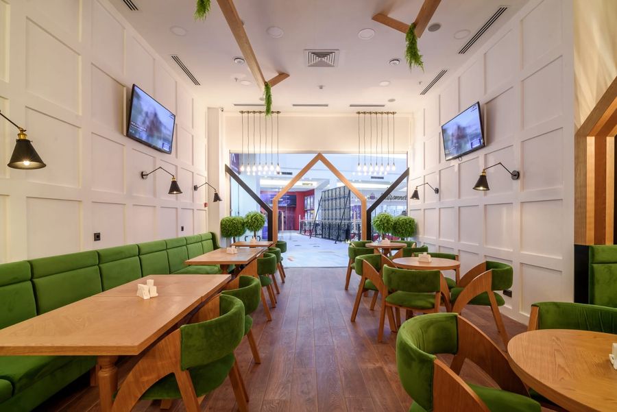 Ресторан в торговом центре Сарыарка