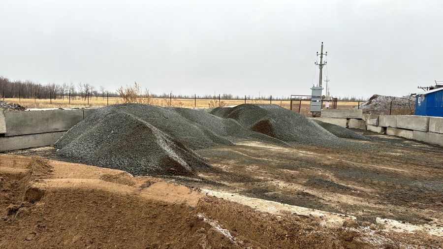 Промышленная база по производству бетона