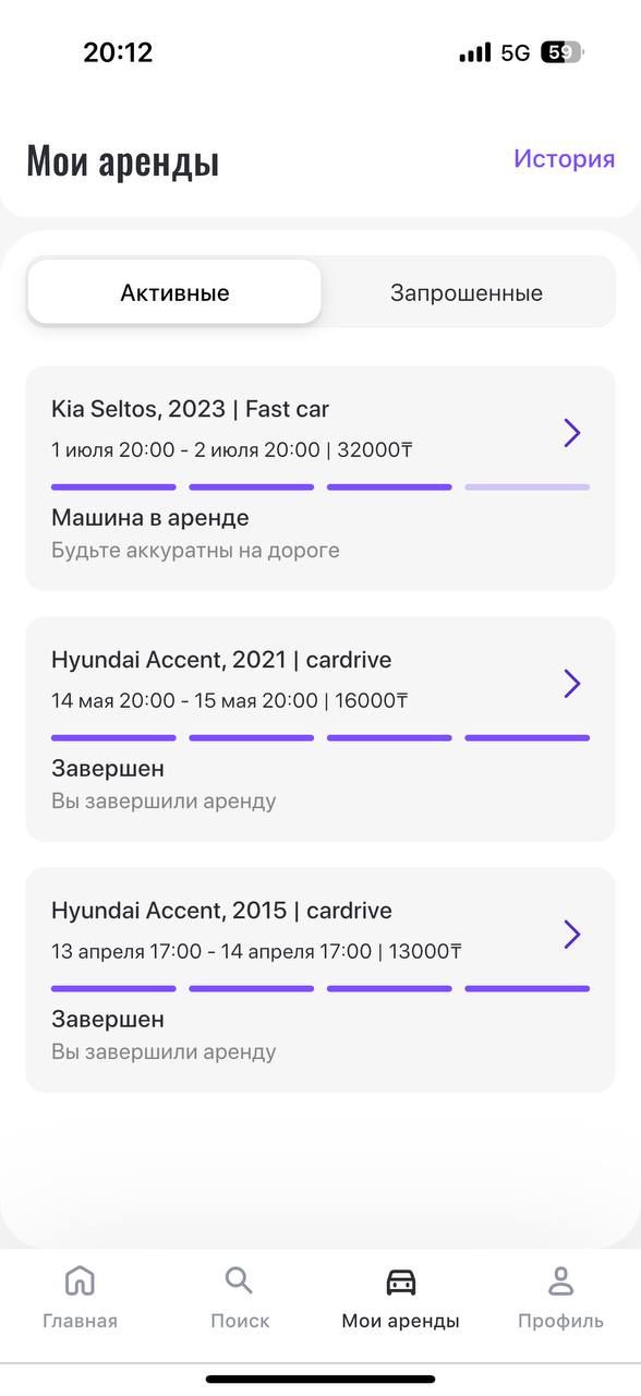 MyRent – агрегатор аренды автомобилей