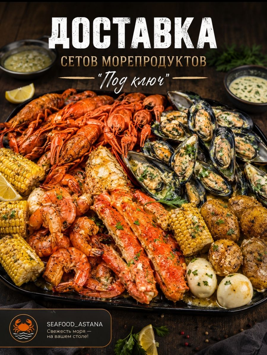 Доставка сетов из морепродуктов