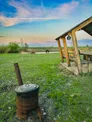 Уникальное крестьянское хозяйство у реки