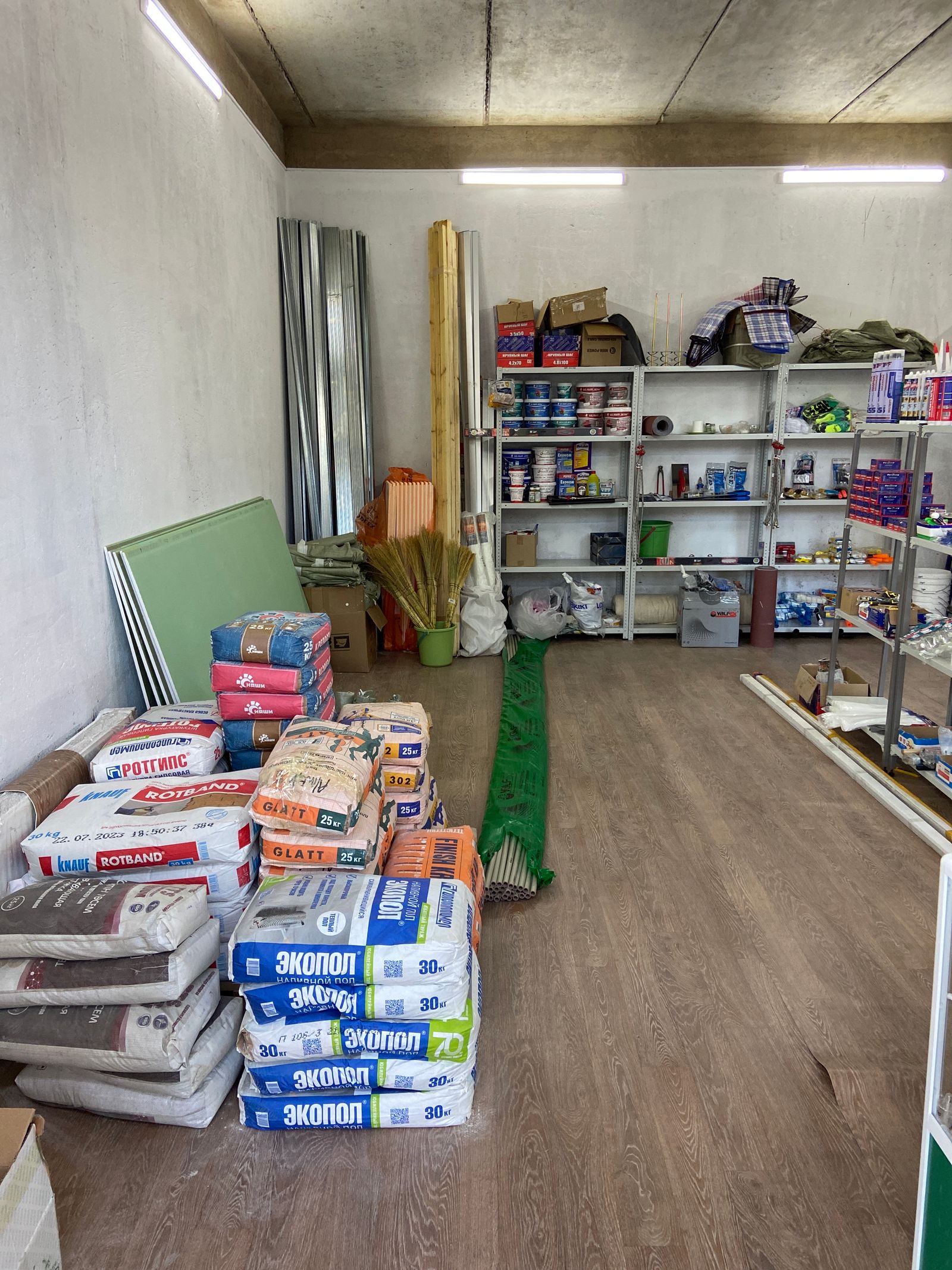 Строительный магазин в новом ЖК