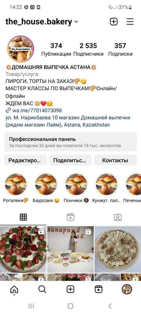 Бизнес в формате домашняя выпечка
