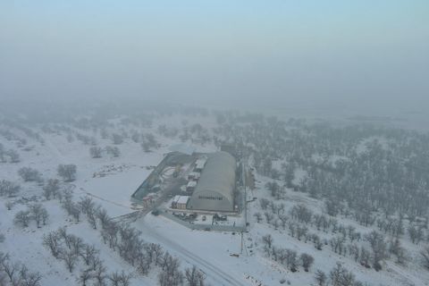 Промбаза в г. Алатау