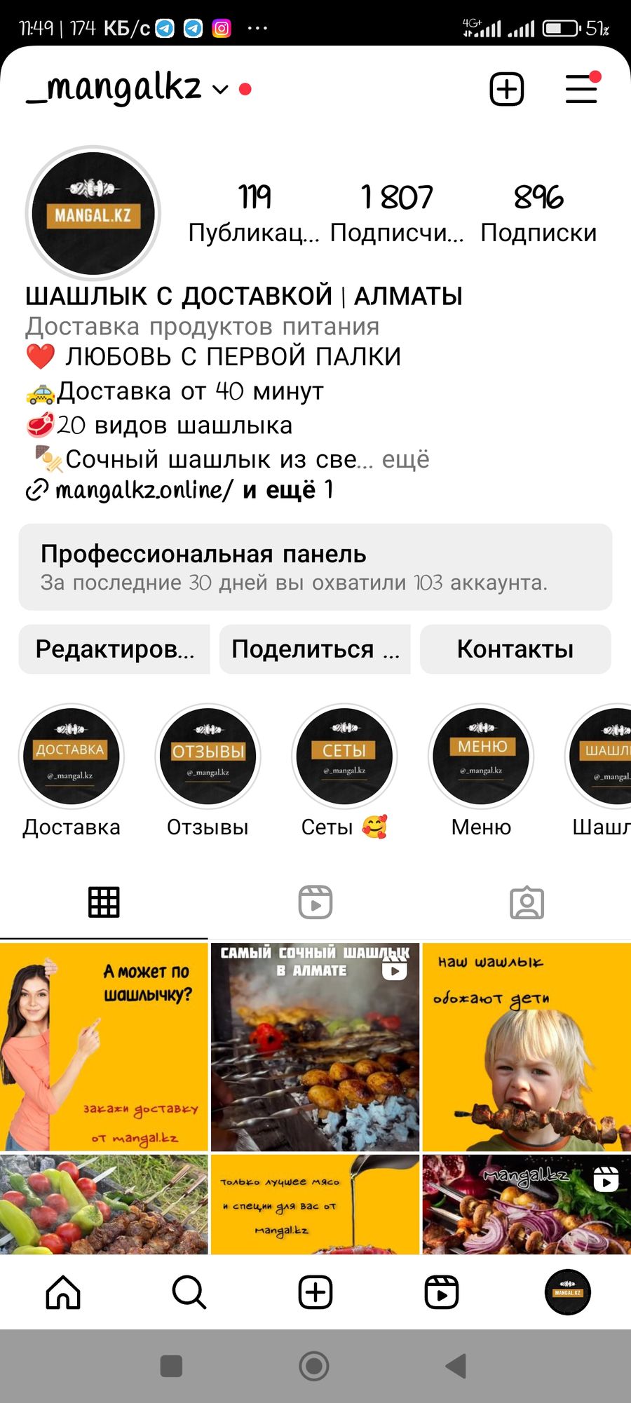 Интернет магазин по доставке шашлыка