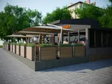 Кафе с летней площадкой на Маркова 51