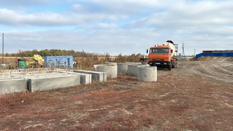 Промышленная база по производству бетона