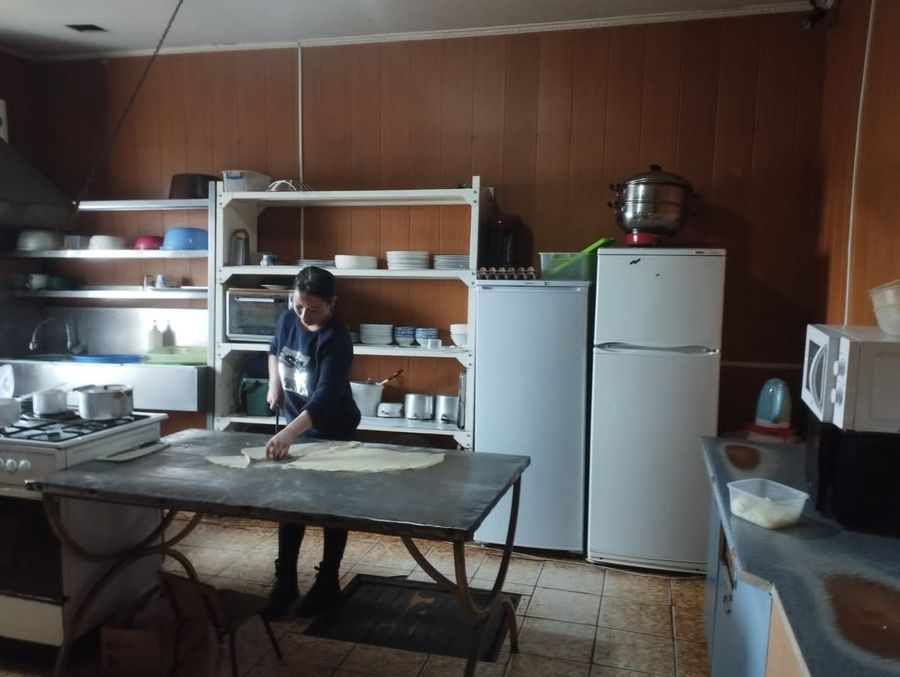 Придорожное кафе на трассе Астана—Шидерты