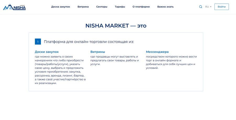 Платформа для B2С и B2B-закупок и продаж