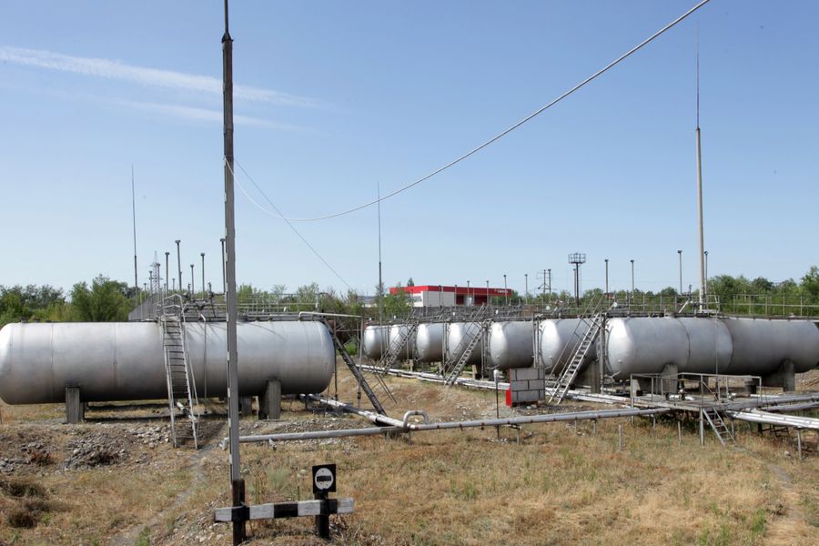 Комплекс с базой хранения газа на 1400 кубов